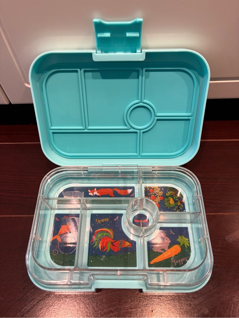 Yumbox Original 6 Compartment Bento Leakproof Lunchbox - Aqua
